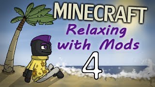 Minecraft Relaxing with Mods4 Village Raid [upl. by Nyar623]