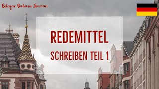 Redemittel Schreiben Teil 1 [upl. by Melany229]