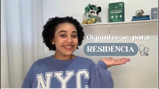 Como organizar os estudos para residência multiprofissional contei tudo 📚🩺 [upl. by Durgy249]