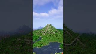 Minecraft Jungle Maze Temple Build Timelapse shorts minecraft [upl. by Rolecnahc]