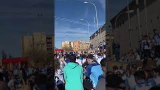 ¡HISTÓRICO ¡El malaguismo invadió Granada 💙 shorts futbol [upl. by Modestia]