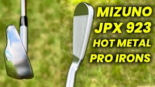 Mizuno JPX 923 Hot Metal Pro Irons Review Perfect for Mid to HighHandicappers [upl. by Leahsim]