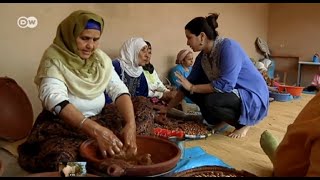 Morocco Women get together to sell Argan oil  Global 3000 [upl. by Cherian]