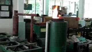 rice husk gasifier stovedouble burnerpart2operation [upl. by Oribella]