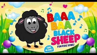 Baa Baa Black Sheep  New Version with White amp Brown Sheep  Kids Nursery Rhyme [upl. by Hun945]