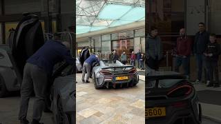 A GLIMPSE OF MCLAREN 600LT carspotting supercars monaco mclaren luxurycars shorts [upl. by Aleciram]