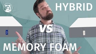 Memory Foam vs Hybrid Mattress  Which Is Best [upl. by Andrew]