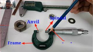 How to use micrometer micrometer workshop diploma iti [upl. by Azarcon682]