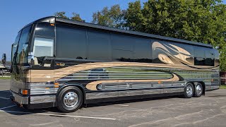 Prevost Marathon Coach NON SLIDE for saleTEST DRIVE AND TOUR [upl. by Atinnod]