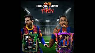 Barca Now Vs Then ☠ fc25 fifamobile barcelona football fcmobile [upl. by Prima]