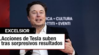 Las acciones de Tesla suben y elevan su capitalización bursátil [upl. by Ojybbob]