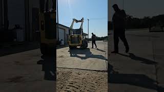 Wacker Neuson Skidsteer track speed swap  Compact track loader track remove and install [upl. by Mellisa]