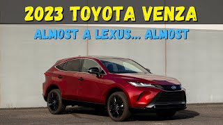 2023 Toyota Venza XLE Nightshade is almost a Lexus [upl. by Eilitan]