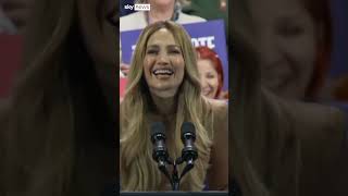 Jennifer Lopez blasts Trump rally comments about Puerto Rico [upl. by Lucie462]