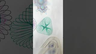 Spirograph ruler design ASMR Satisfying shorts ytshorts spirograph [upl. by Nirok]