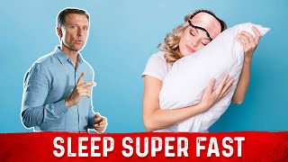 How to Sleep Fast and Better MUST WATCH – Dr Berg [upl. by Ainahtan]