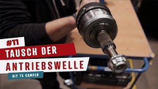 11 • Antriebswelle amp Steckwelle Tauschen  VW T5 Camper Umbau [upl. by Kcirddet]