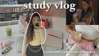 study vlog romantizando os estudos 💘 [upl. by Lavicrep]