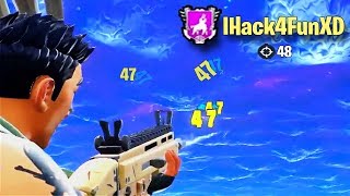 ULTIMATE Fortnite HACKER Compilation [upl. by Eniarrol]