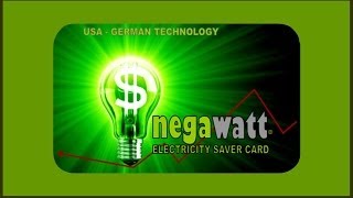 Negawatt Electricity Saver Card Presentation [upl. by Jenilee]