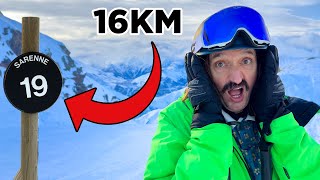 I Skied The Worlds Longest Black Run [upl. by Jollanta]