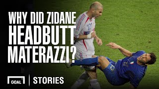 Why did Zidane headbutt Materazzi in the World Cup 2006 final [upl. by Stieglitz142]