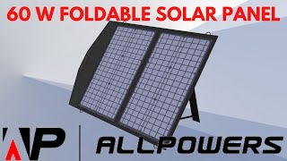 Allpowers 60W Solar Panel Review Awesome and cheap [upl. by Aeneas787]