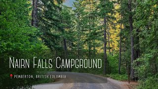 CAMPSITES TOUR  Nairn Falls Provincial Park Campground Sites TourWalk [upl. by Boonie]