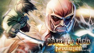 ATTACK ON TITAN raiding and grinding before update 2 [upl. by Rew]