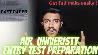 Air University Entry Test Preparation I COMSAT Entry Test Preparation I Tips to solve Nts [upl. by Vullo804]