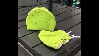 Making a zippered mask case [upl. by Maice]