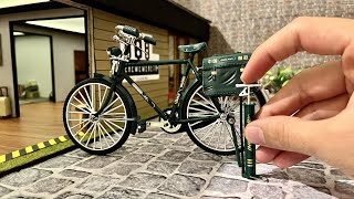 Unboxing Of Mini Retro 110 Scale Diecast Bicycle Model  Assemble Yourself Bike  Diy  Bicycle [upl. by Drofdeb]