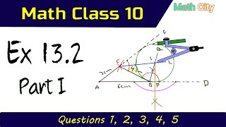 Exercise 132 Class 10 maths part 1  math city [upl. by Navad]