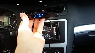 Unboxing and Testing Digital Car Temperature Voltmeter Thermometer [upl. by Laurin]