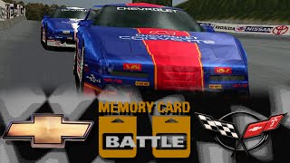 Gran Turismo PSX  2 player race Corvette 96 vs Corvette 96  Dual screen Full HD 1080p [upl. by Topping]