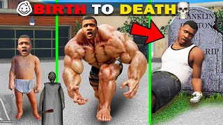 GTA 5  FRANKLINS BIRTH TO DEATH  SHAHIN SHZ [upl. by Ashlie276]