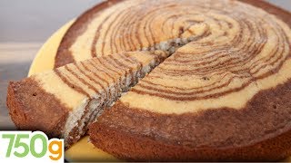 Recette du Gâteau zébré ou Zebra Cake  750g [upl. by Alihet]