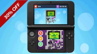 Tappingo Trailer 2  30 sale  3DS eshop puzzle game [upl. by Adena]