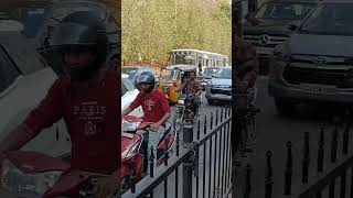 Heavy traffic in Hyderabad subscribe traffic hyderabad trending viralvideo millionaire travel [upl. by Aicram]