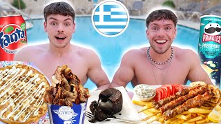 Wir essen ALLES in GRIECHENLAND XXL URLAUBS CHEATDAY auf KRETA🇬🇷 [upl. by Atrebor1]