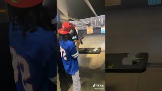 Ybn nahmir shooting a gun shorts rap ybn [upl. by Suiremed]