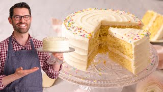 The Most AMAZING Vanilla Cake Recipe [upl. by Sato]