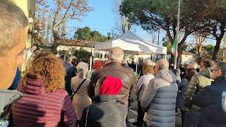 Porto Tolle  In diretta da Pila lultimo saluto a Flavio Crepaldi [upl. by Shotton]