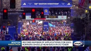 Record number of applications received for 2025 Boston Marathon [upl. by Lebna]