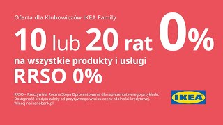 Ikano Bank Promocja 10 lub 20 rat 0 w IKEA do 28 lutego 2021 r [upl. by Mauve]