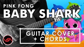 Baby Shark  Pink Fong Cover With CHORDS [upl. by Ahidam529]