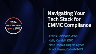 Navigating Your Tech Stack for CMMC Compliance [upl. by Kingdon]