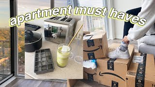 25 Amazon ESSENTIALS I bought for my new apartment [upl. by Fredek380]