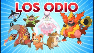 EL POKÉMON QUE MÁS ODIO DE CADA REGIÓN [upl. by Lamprey]