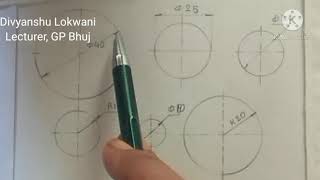 DIMENSIONING OF ENGINEERING DRAWING [upl. by Tyoh]